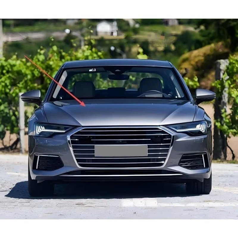 Premium Grey Primed Replaced Aluminum Car Engine Hood Bonnet for 2019 to 2025 A6 C8 4K0-823-029-B 4K0823029B